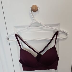 Everyday Comfort Women's Push-Up Bralette in Deep Plum